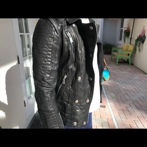 Very Rare Anine Bing Leather Jacket size L